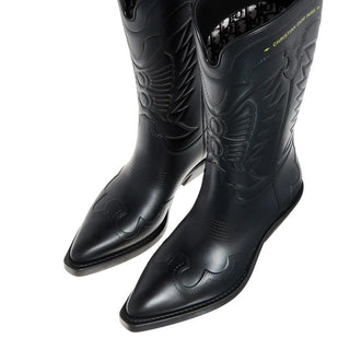 Dior Black Leather Boot - Ginchy