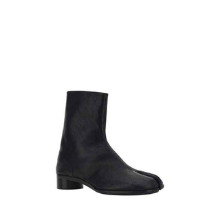 Margiela Black Camel Hair  Flat Boots