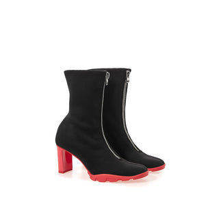 Alexander McQueen Black Neoprene Boot - Ginchy