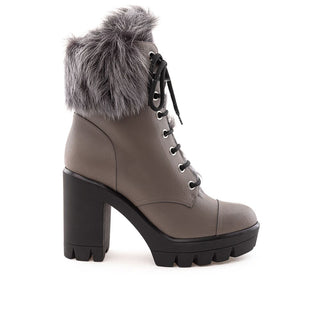 Giuseppe Zanotti Gray Eco Leather Boot - Ginchy