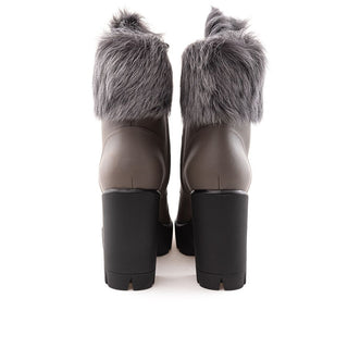 Giuseppe Zanotti Gray Eco Leather Boot - Ginchy