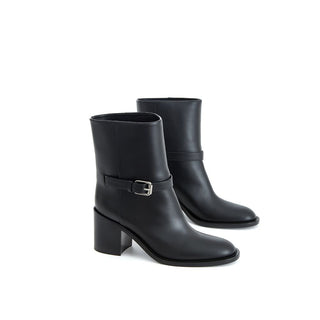 Burberry Black Leather Boot - Ginchy