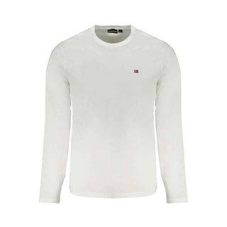 Napapijri White Cotton T-Shirt