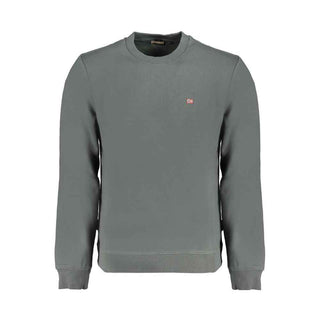 Napapijri Green Cotton Men Sweater