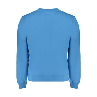 Napapijri Blue Cotton Men Sweater