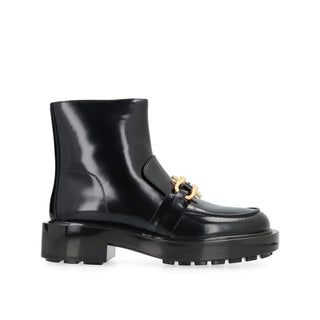 Bottega Veneta Black Calfskin Ankle Boots
