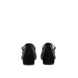 Aquazzura Mayor Crystals Mesh Pumps 35