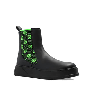 Gucci Black Leather Chelsea Boots