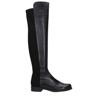 Stuart Weitzman Black Leather Over The Knee