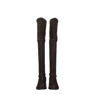 Stuart Weitzman Brown Leather Over The Knee