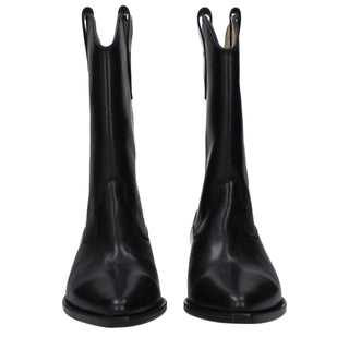 Isabel Marant Black Leather Ankle Boots