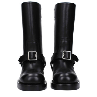 Burberry Black Leather Boots
