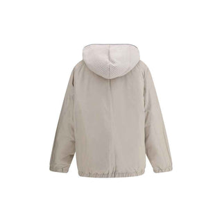 Brunello Cucinelli Gray Polyester Coat