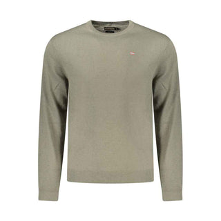 Napapijri Green Wool Men Sweater