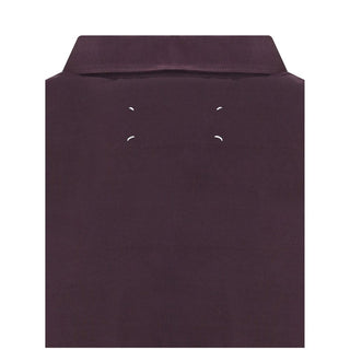 Margiela Purple Viscose Polo Shirt