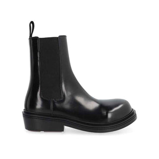 Bottega Veneta Black Calfskin Chelsea Boots