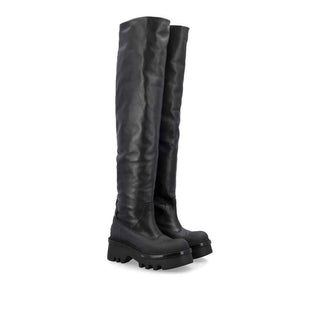 Chloé Black Leather Over The Knee