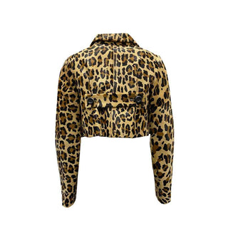 Dsquared² Brown Calfskin Cloacks