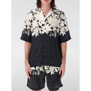 Amiri Black Silk Pattern Shirt