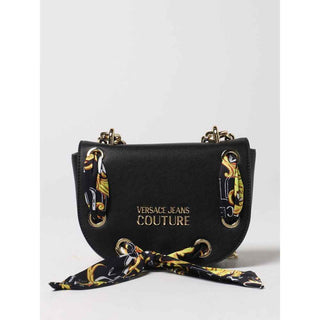 Versace Jeans Black Artificial Leather Crossbody Bag