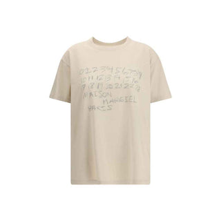 Margiela Beige Cotton T-Shirt