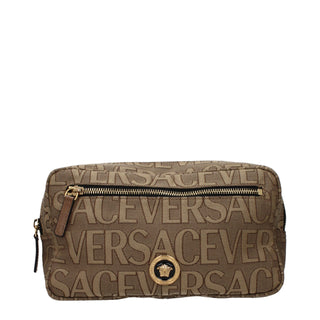 Versace Beige Fabric Backpack