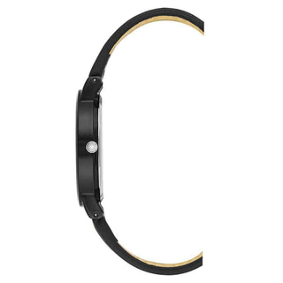 Juicy Couture Black Plastic Dress Watch