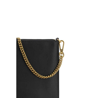 PINKO Black Leather Shoulder Bag