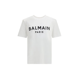Balmain White Cotton T-Shirt