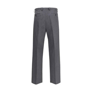 Prada Gray Fleece Wool Dress Pants