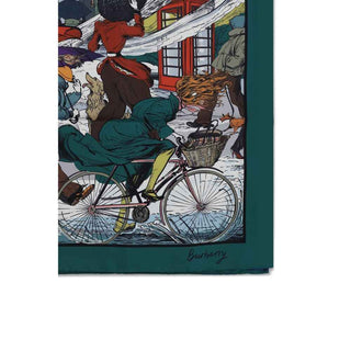 Burberry Multicolor Silk Scarf