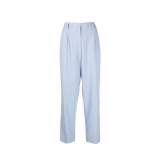 BLANCA VITA Blue Elastane Dress Pants