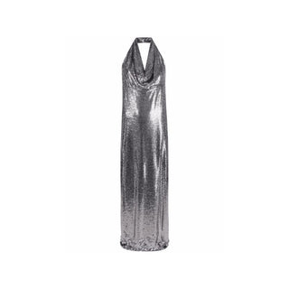 BLANCA VITA Silver Elastane Cocktail Dress