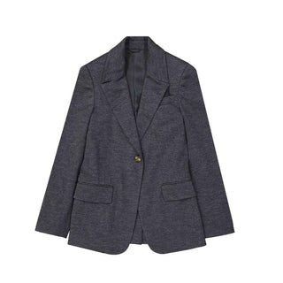 Brunello Cucinelli Gray Wool Blazer