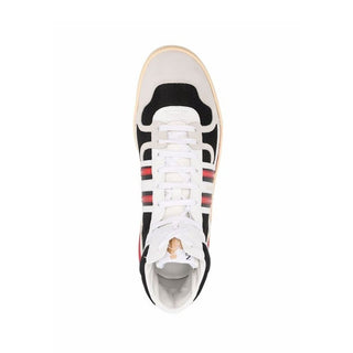Lanvin Black Calfskin High Top Sneakers