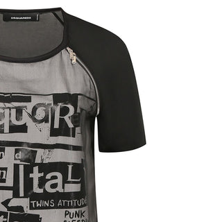 Dsquared² Black Silk Casual Dress