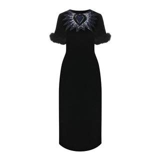 Fendi Black Viscose Cocktail Dress
