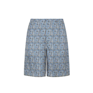 Fendi Blue Silk Shorts