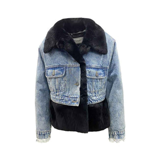 FORTE DEI MARMI COUTURE Blue Cotton Denim Jacket