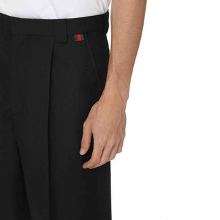 Gucci Black Polyester Bermuda Shorts
