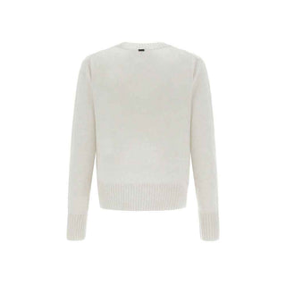 Herno White Cashmere Cashmere Sweater