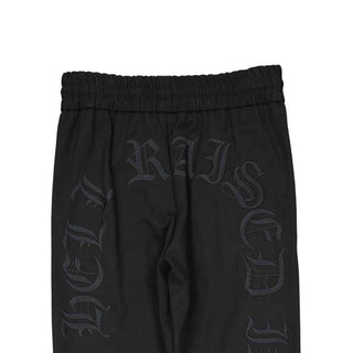 Philipp Plein Black Elastane Joggers (Workout Pants)