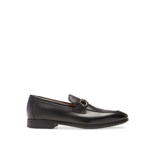 Salvatore Ferragamo Black Calfskin Slip-On Loafers