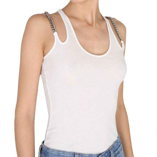 Stella McCartney White Cotton Tank Tops