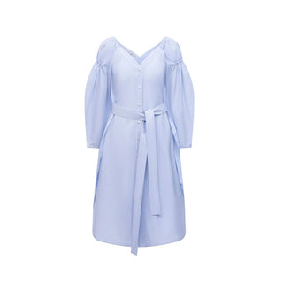 Stella McCartney Blue Cotton Casual Dress