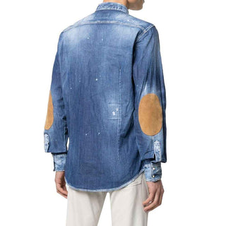 Dsquared² Blue Denim Shirt