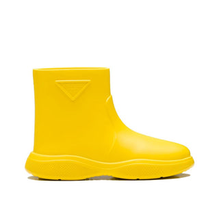 Prada Bicolor Rubber Rain Boots