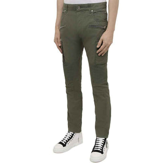 Balmain Bicolor Cotton Cargo Pants