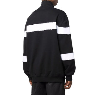 Balmain Black Cotton Sweatshirt