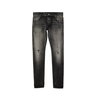 Balmain Black Cotton Skinny Jeans
